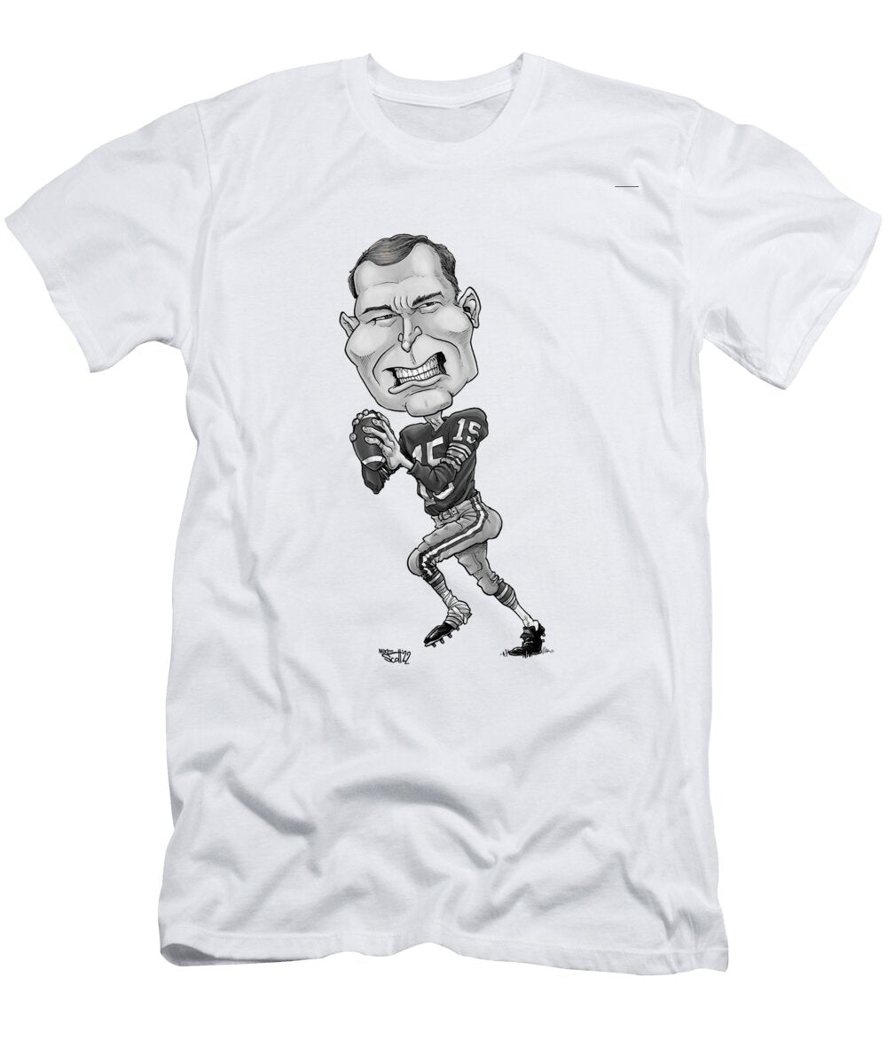 Bart Starr Greytone Mike Scott T-Shirt