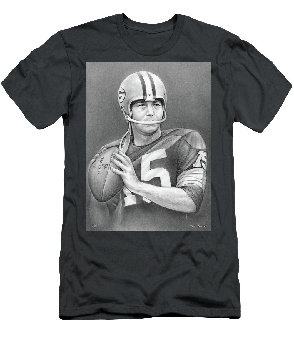 Bart Starr Pencil Greg Joens T-Shirt