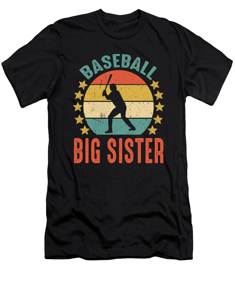 Baseball Big Sister Fathers Day Dhbubble T-Shirt