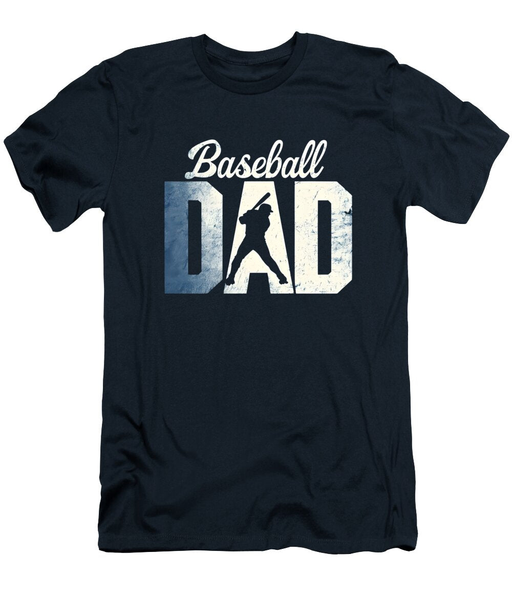 Baseball Dad Silhouette Logo Mounir Khalfouf T-Shirt