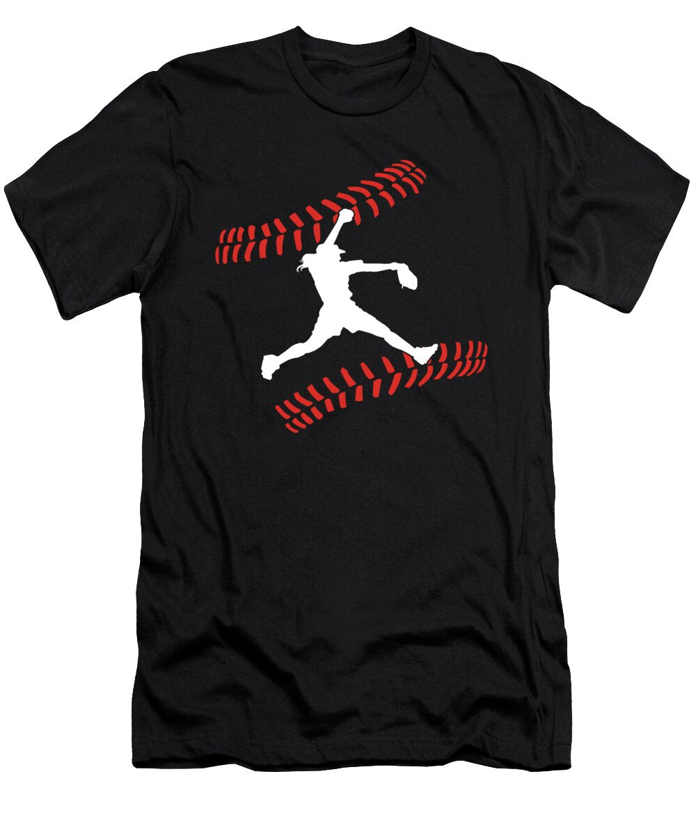 Baseball Girl Softball Ball Bat Game Player Gift Thomas Larch T-Shirt