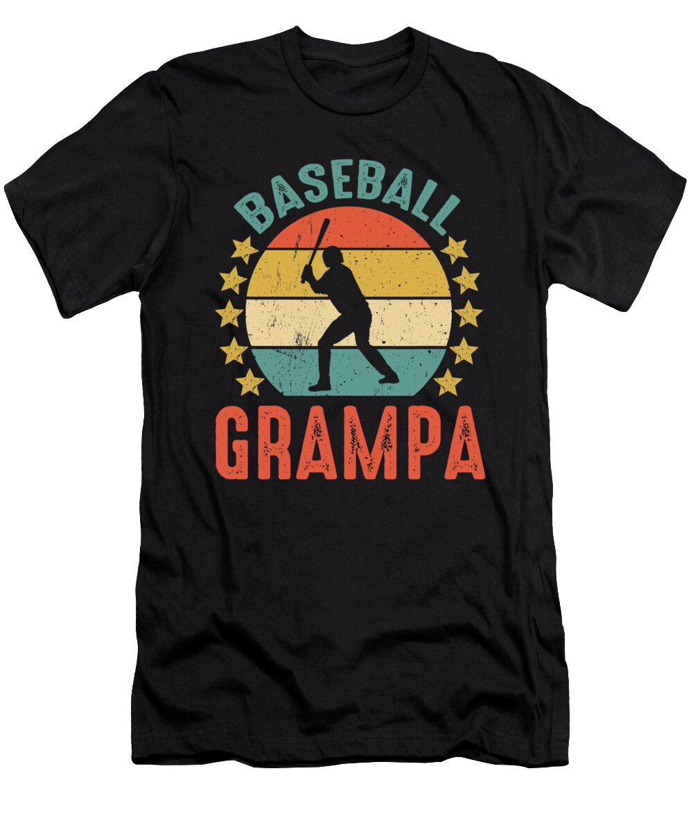Baseball Grampa Fathers Day Dhbubble T-Shirt