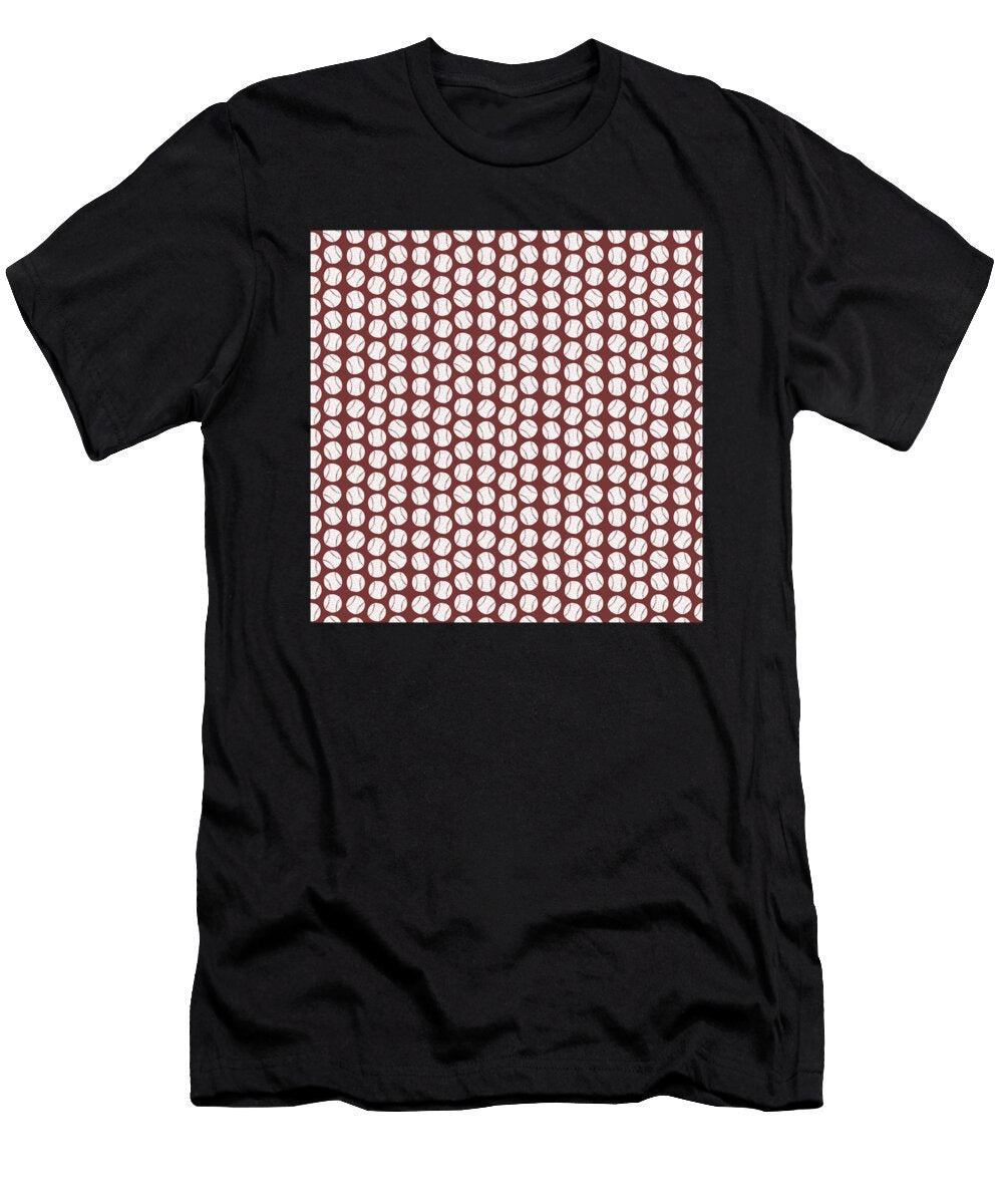 Baseball Pattern Catcher Homerun Team Pitcher Mister T-Shirt
