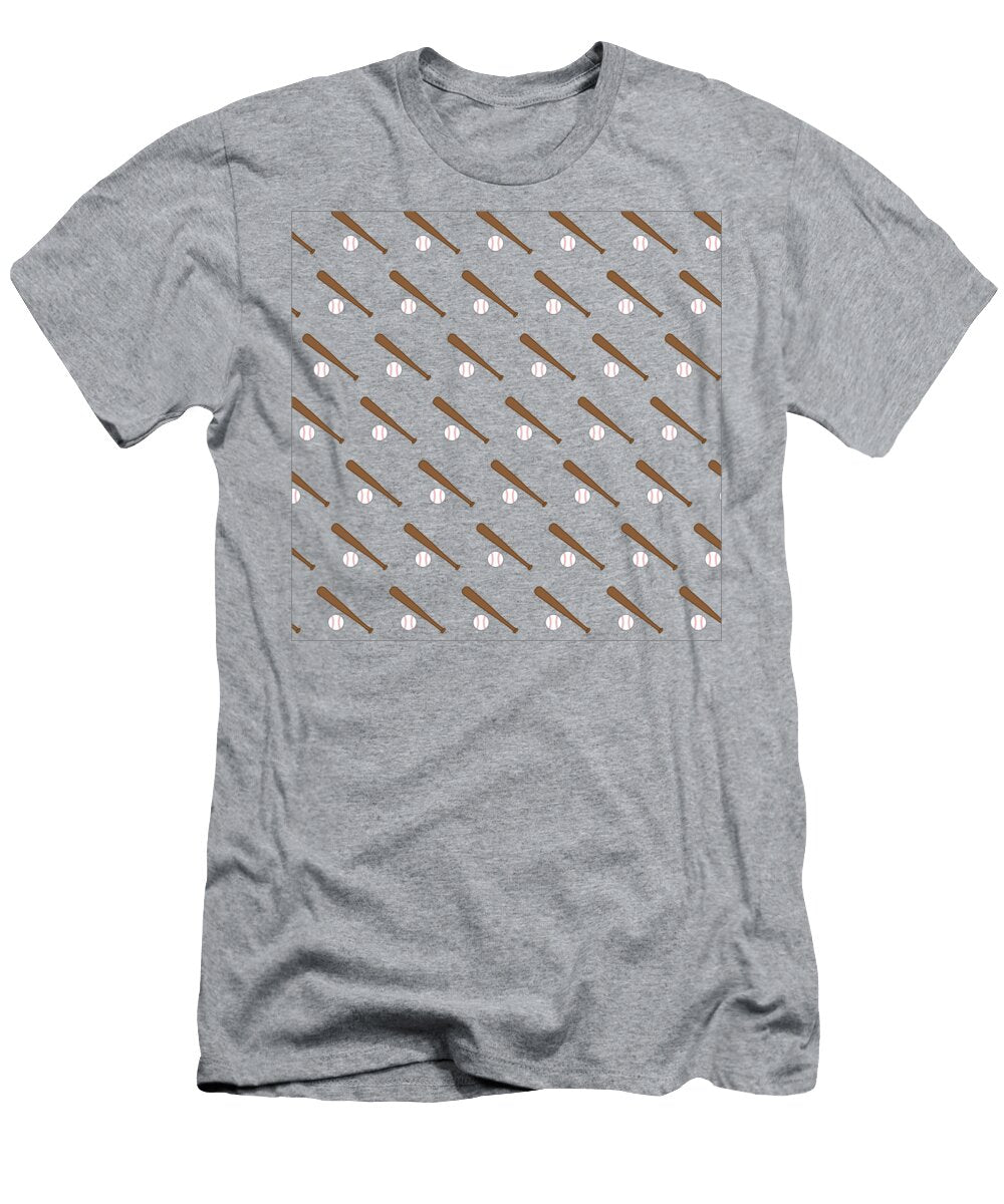 Baseball Pattern College Mascot Designs T-Shirt