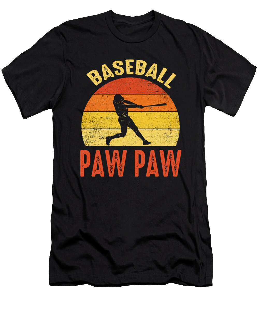 Baseball Paw Paw Fathers Day Baseball Family Matching Dhbubble T-Shirt