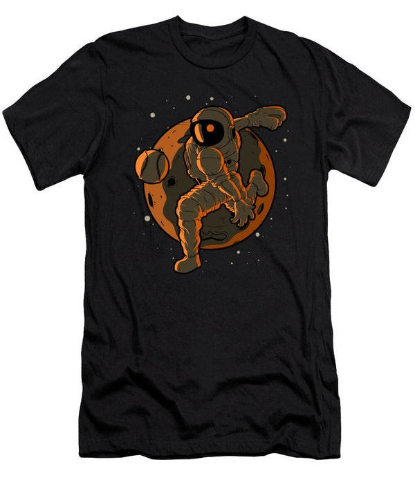 Baseball Pitcher Astronaut Outer Space Spaceman Kevin Garbes T-Shirt