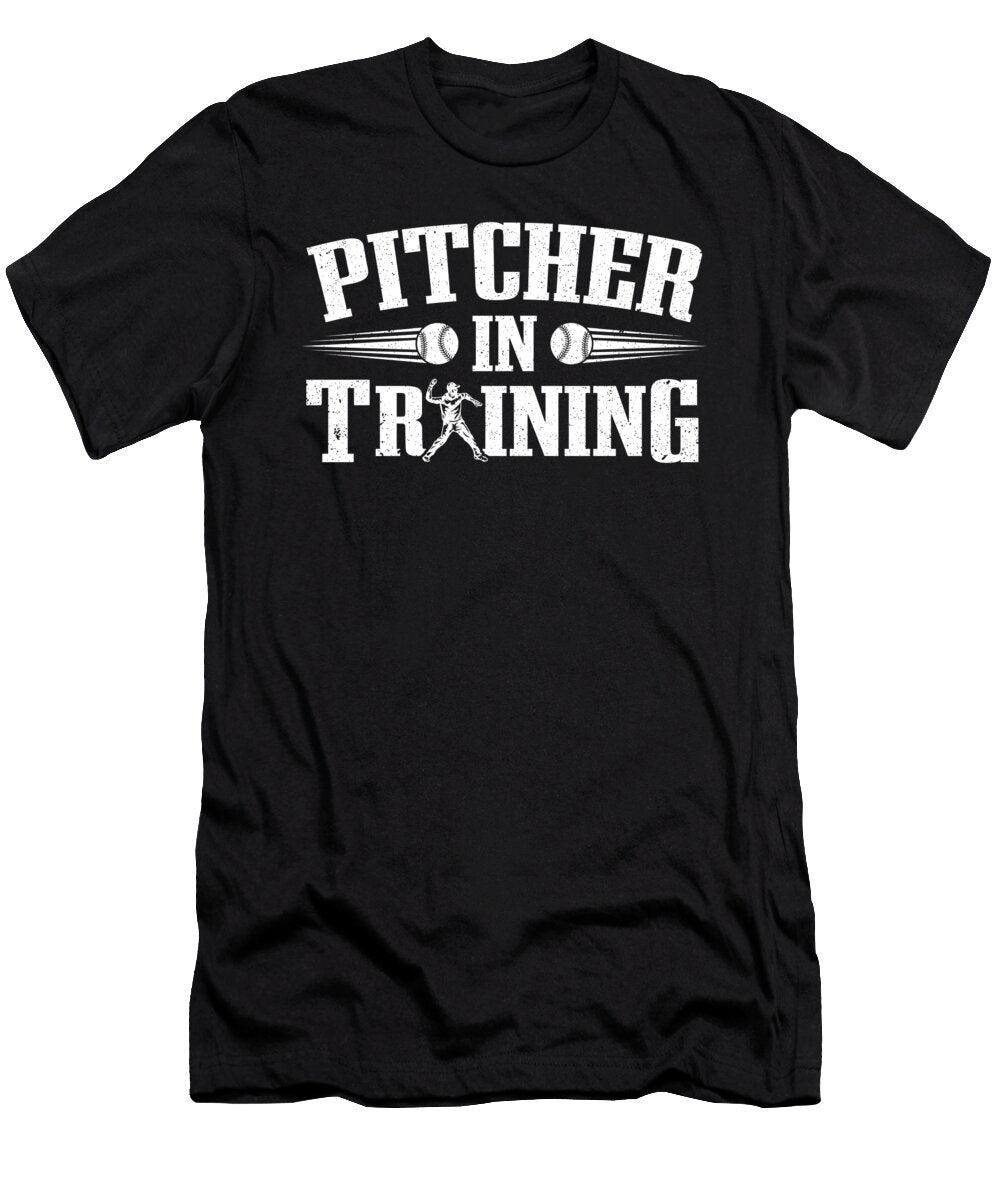 Baseball Player Pitcher in Training Baseball Player Colorfulsnow T-Shirt