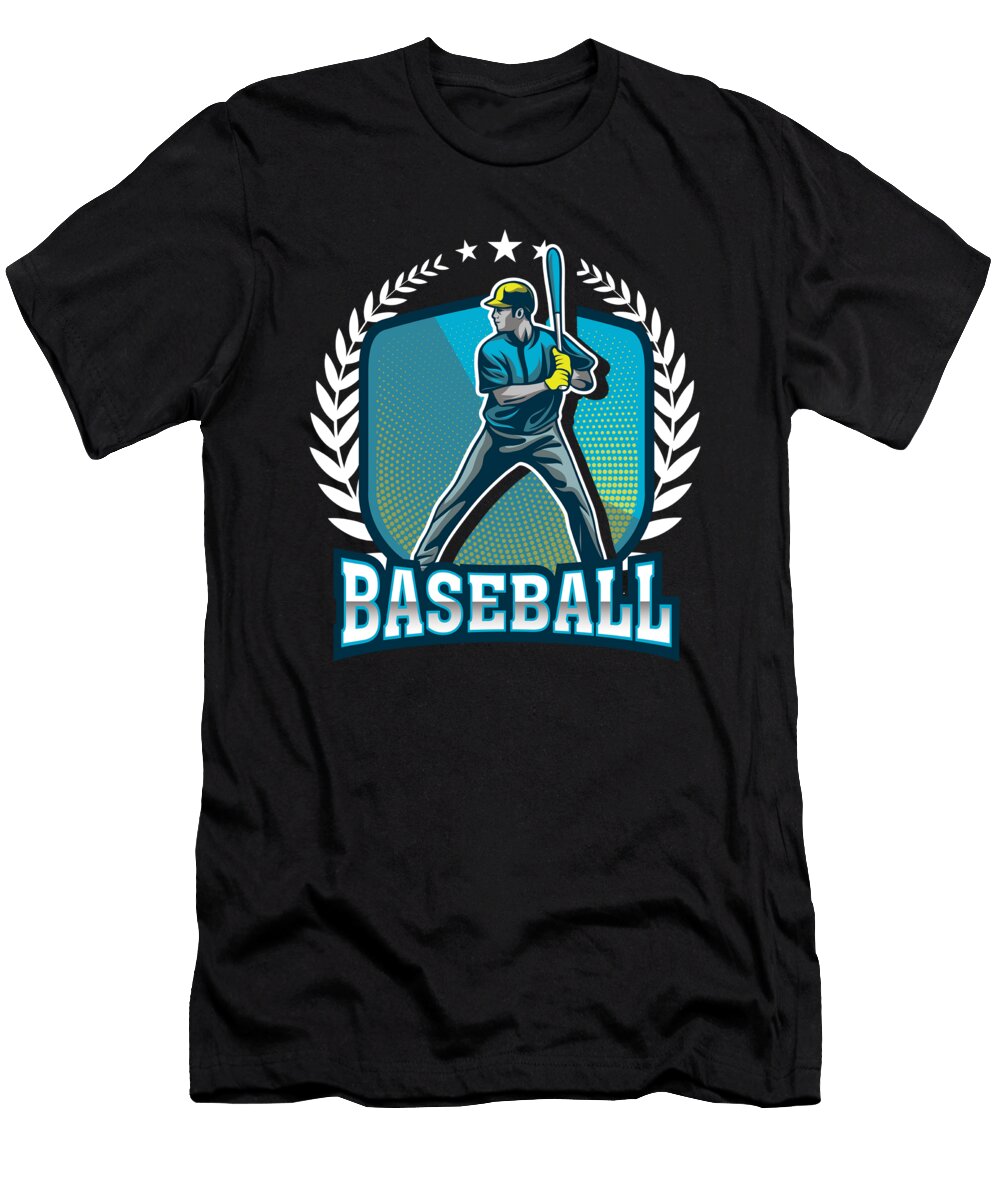 Baseball Softball Players Baseball Bat Hitters Pitcher Gift Thomas Larch T-Shirt