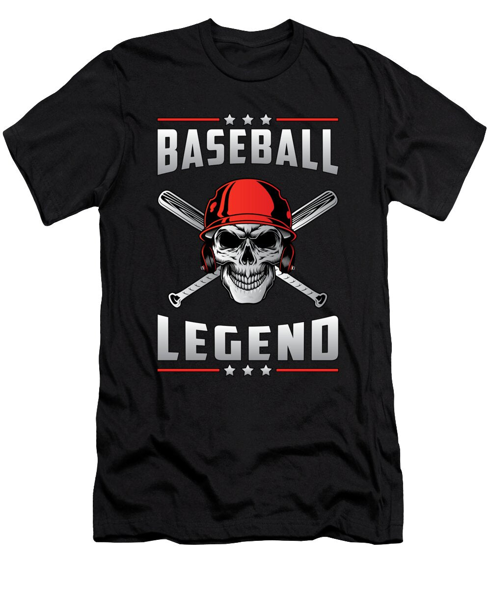 Baseball Sports Catcher Pitcher Bat Funny Gift Tshirtconcepts Marvin Poppe T-Shirt