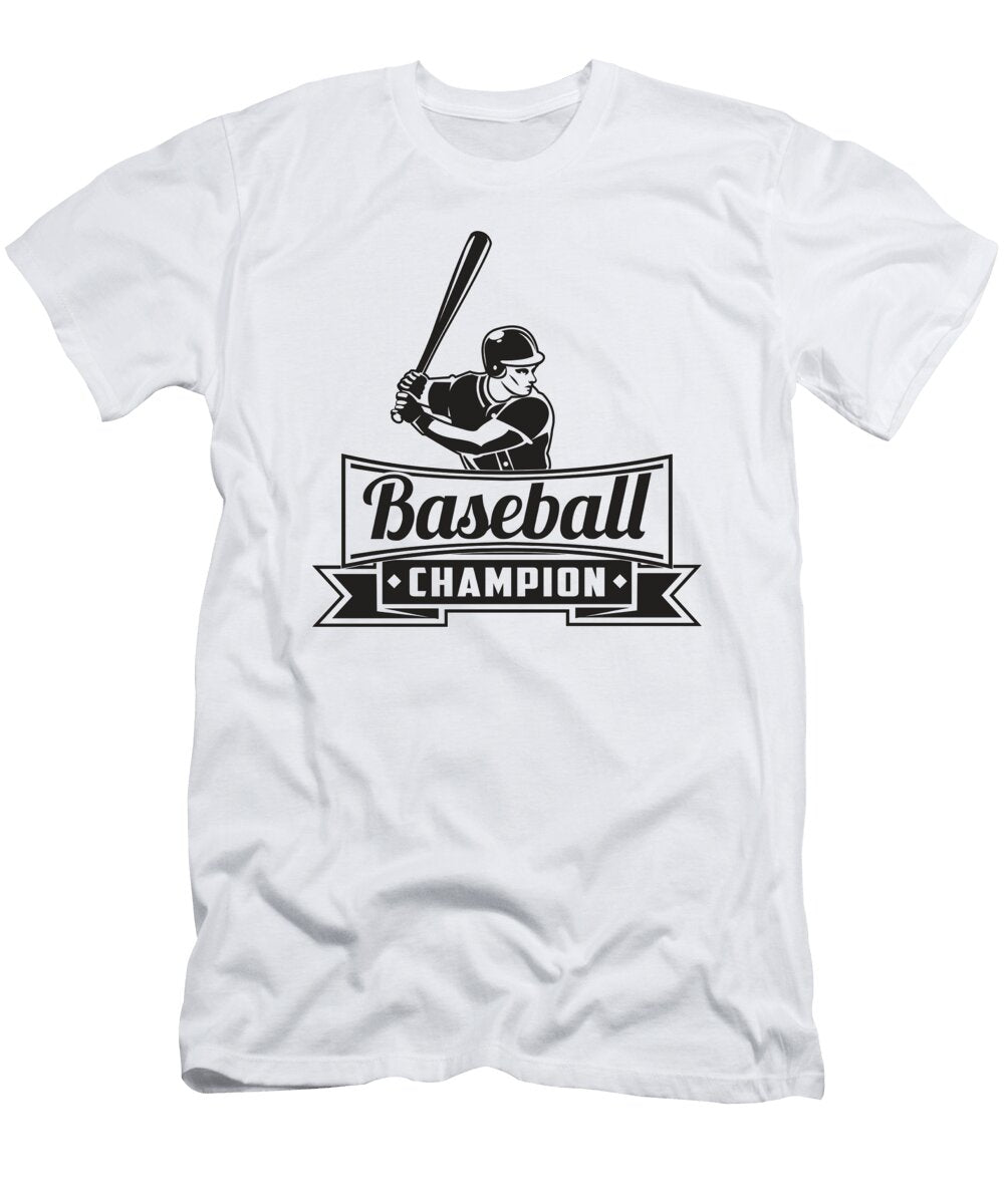 Baseball Sports Pitcher Catcher Funny Gift Idea Tshirtconcepts Marvin Poppe T-Shirt