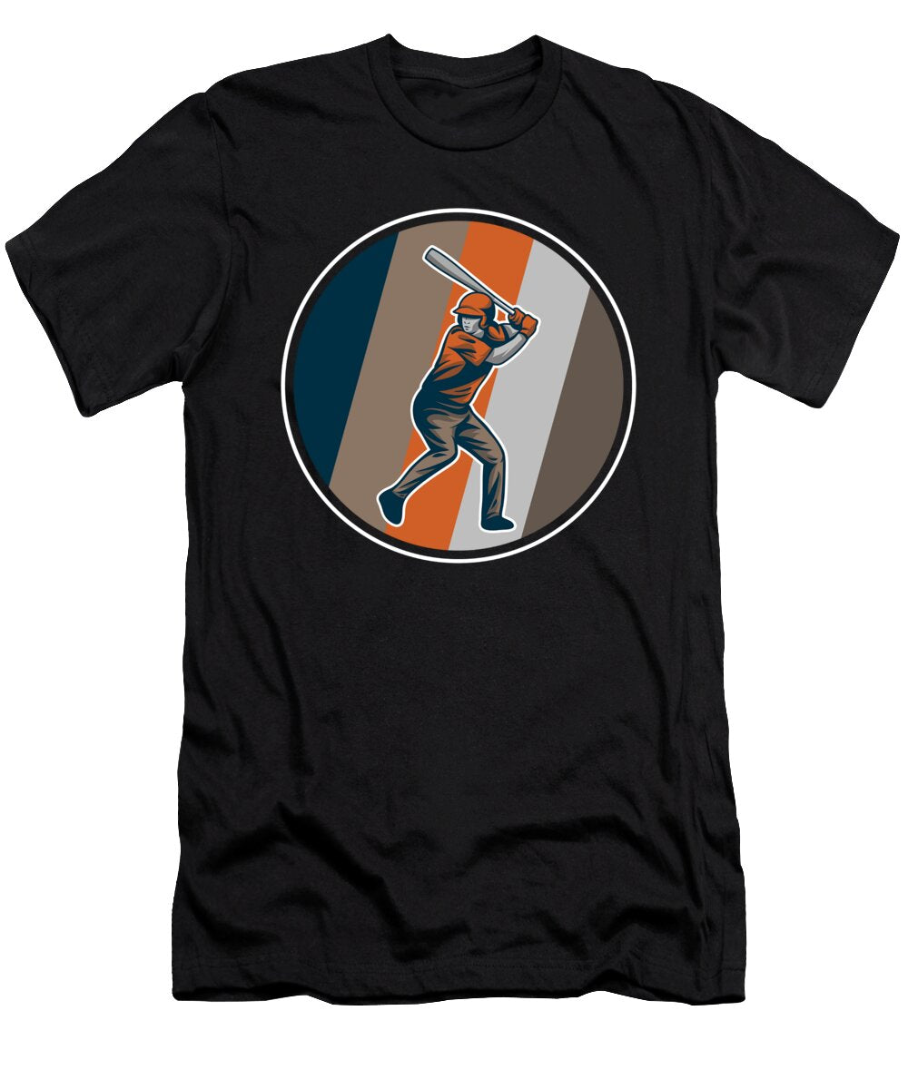 Baseball Vintage Softball Players Baseball Bat Hitters Pitcher Gift Thomas Larch T-Shirt