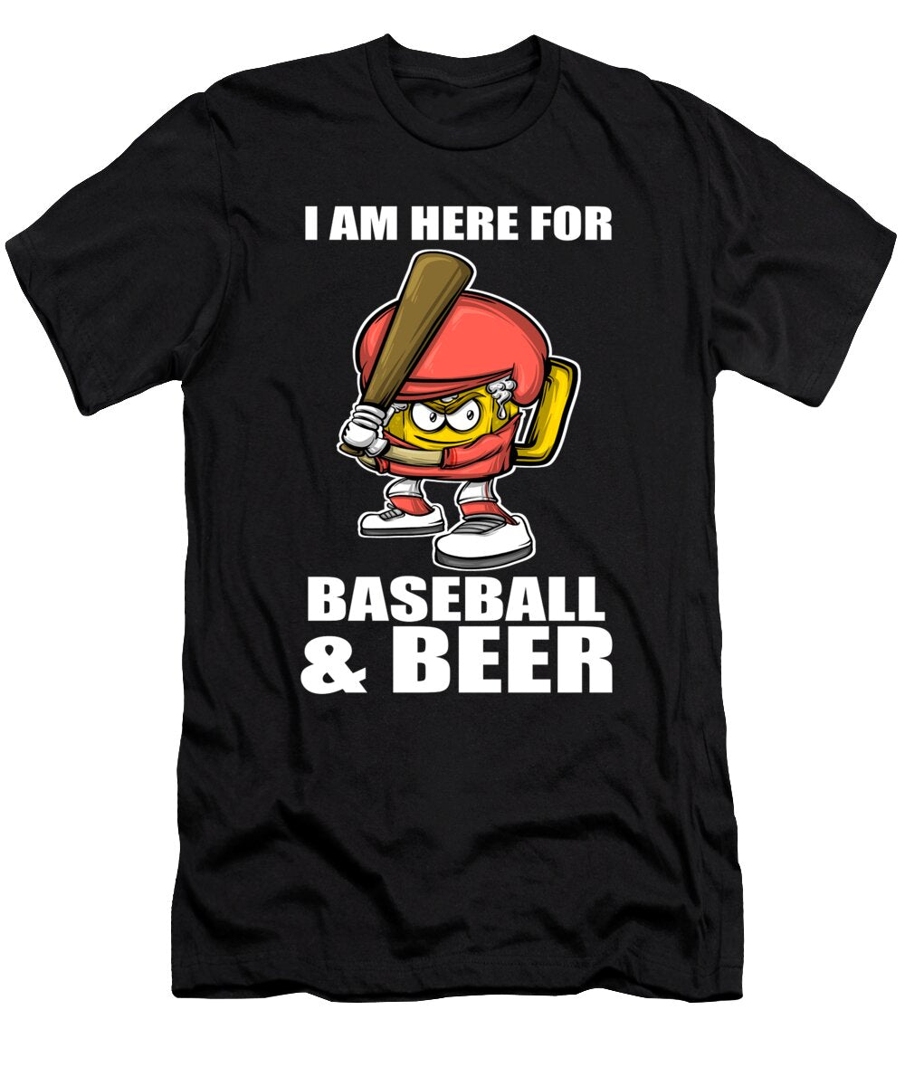 Baseballplayer Beer Mug Pitcher Baseball Beer Colorfulsnow T-Shirt