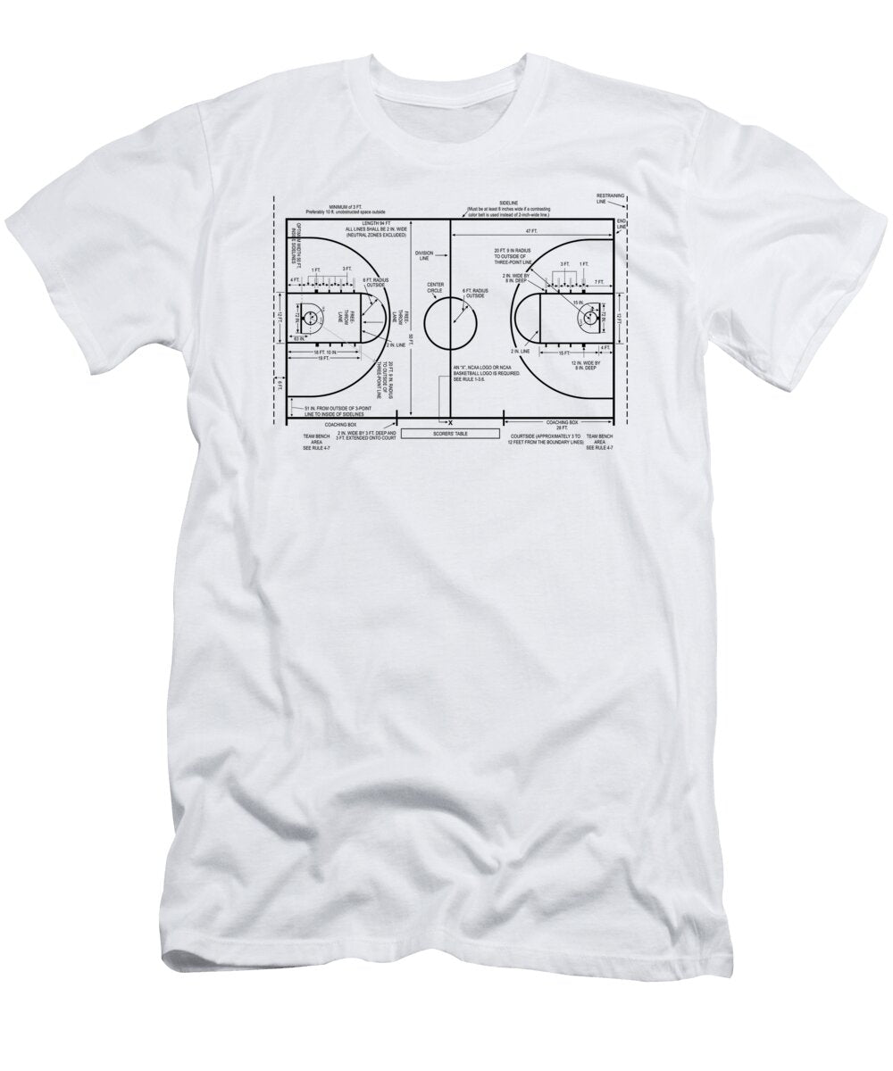 Basketball Court Craphe Studio T-Shirt