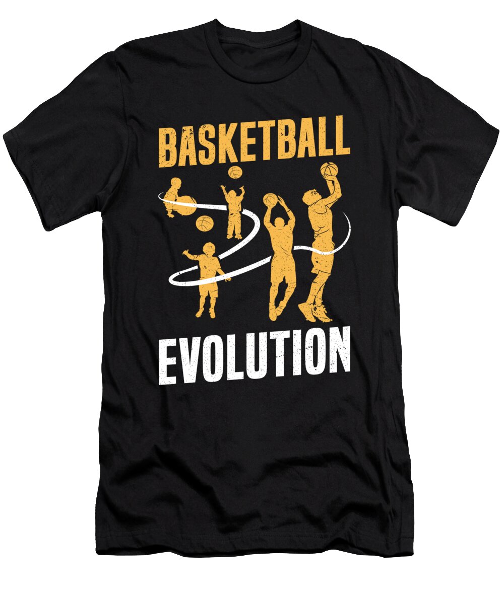 Basketball Player Evolution Basketball Colorfulsnow T-Shirt