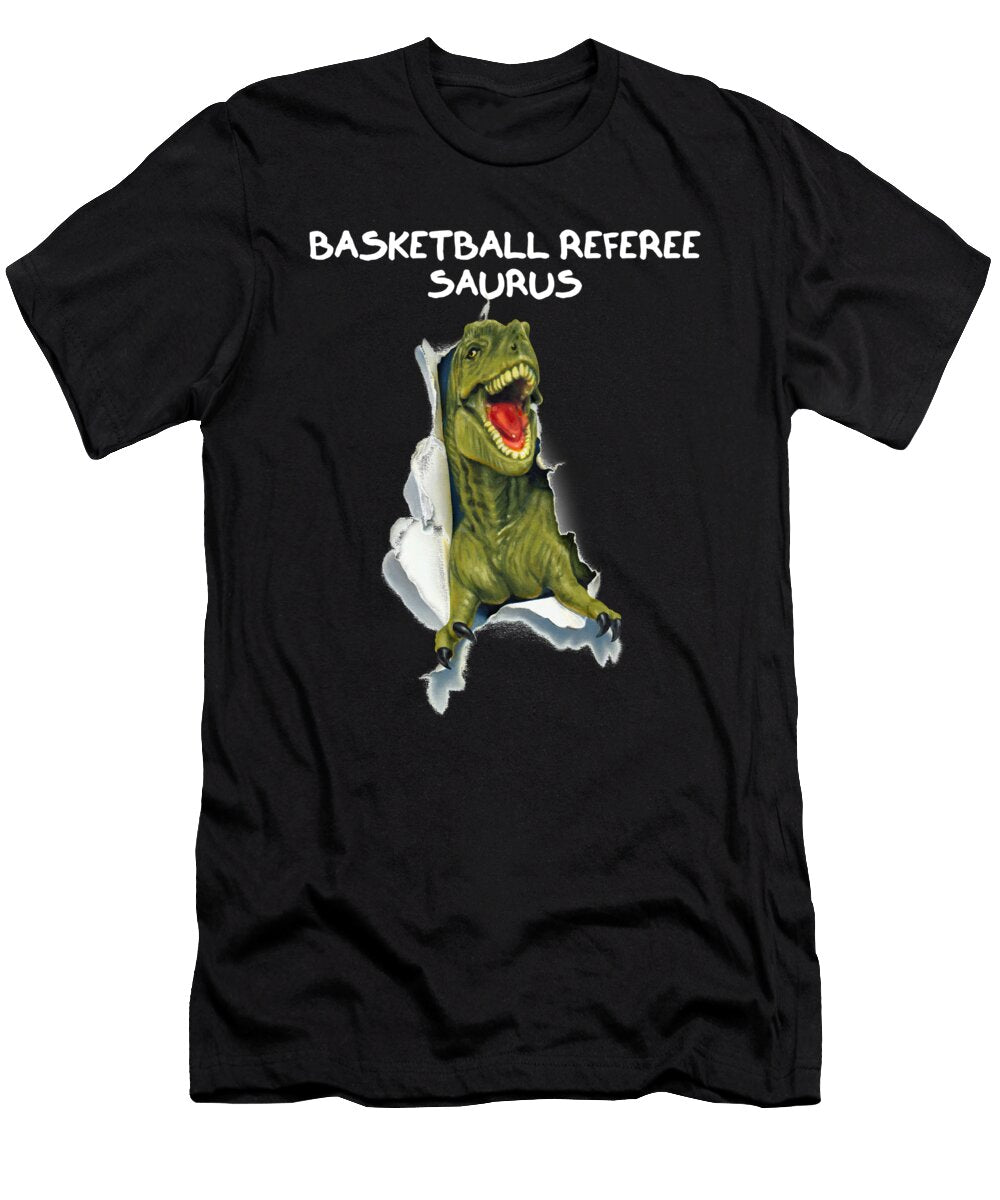 Basketball Referee Saurus Jane Keeper T-Shirt