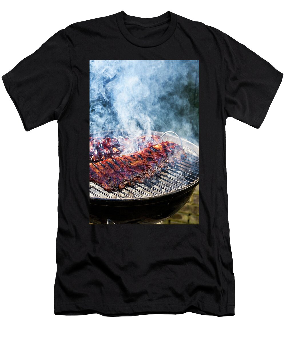 Bbq Roasted Spare Ribs Arjan Smalen Photography T-Shirt