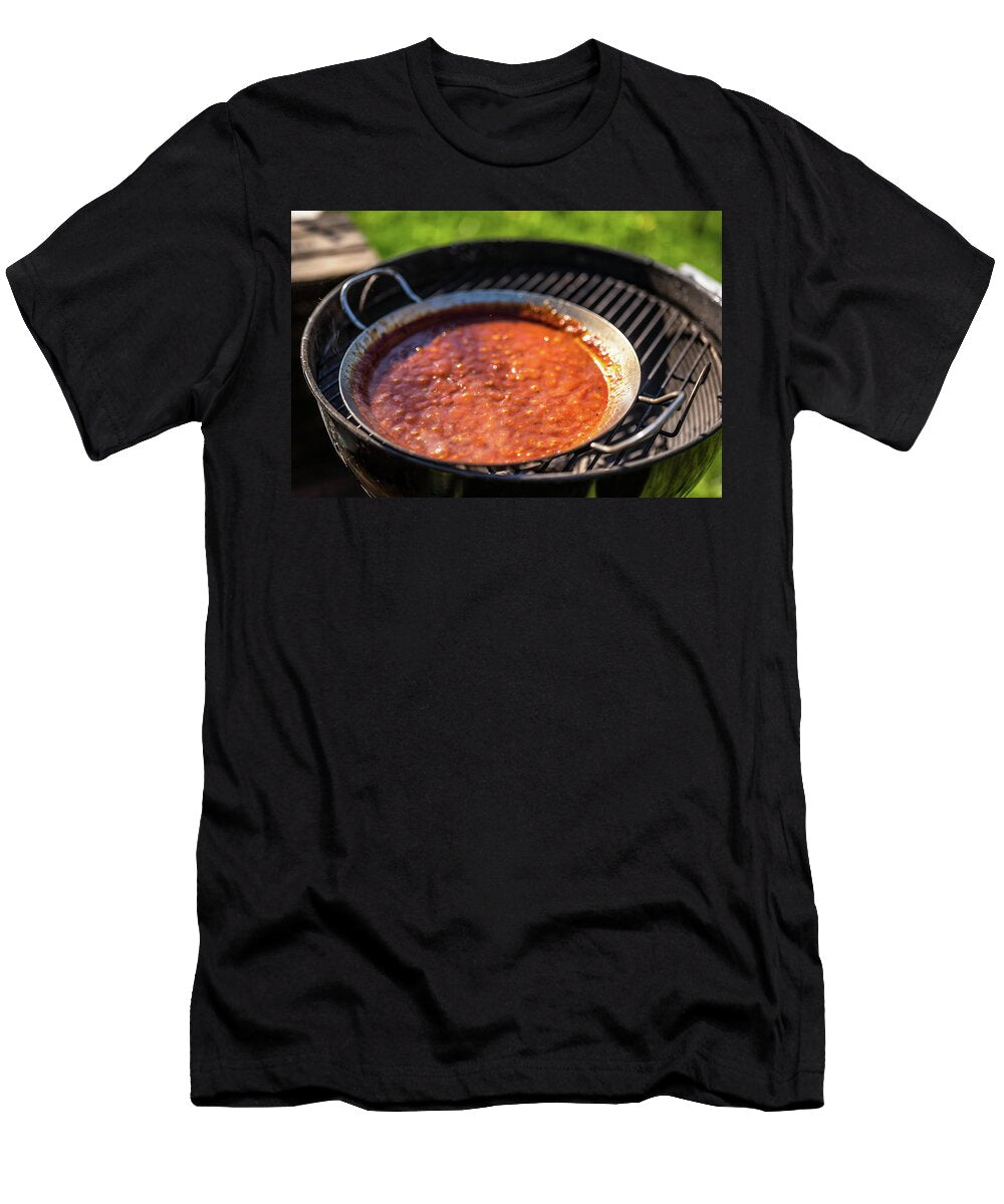 Bbq Sauce on a Barbecue Sebastian Schollmeyer T-Shirt