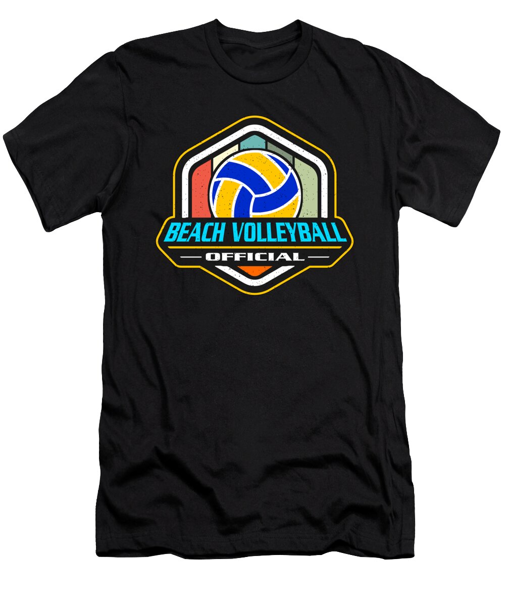 Beach Volleyball Official Volleyball Set Beachball Tshirtconcepts Marvin Poppe T-Shirt