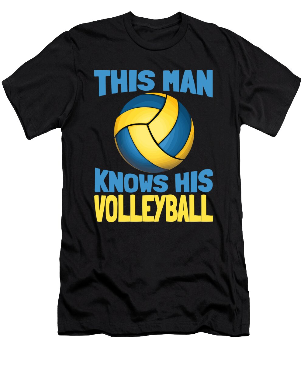 Beach Volleyball Vball Volleyball Crazy Squirrel T-Shirt