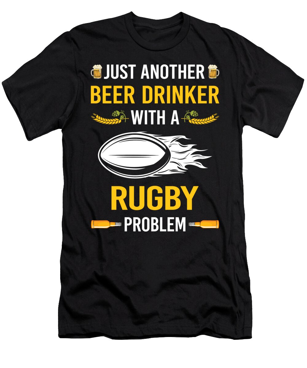 Beer Drinker Rugby Petrona Romero T-Shirt