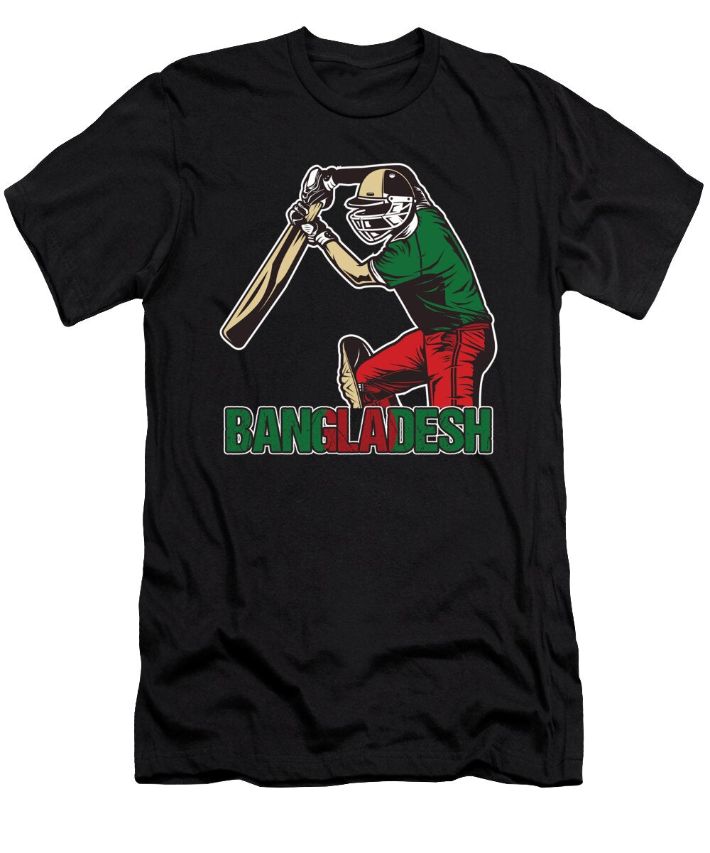 Bengal Equipment Field Game Cricketbat Ball Gift Bangladesh Cricket Players Thomas Larch T-Shirt
