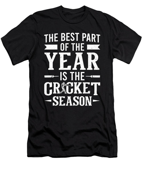 Best Part of the Year Cricket Season Cricket Colorfulsnow T-Shirt
