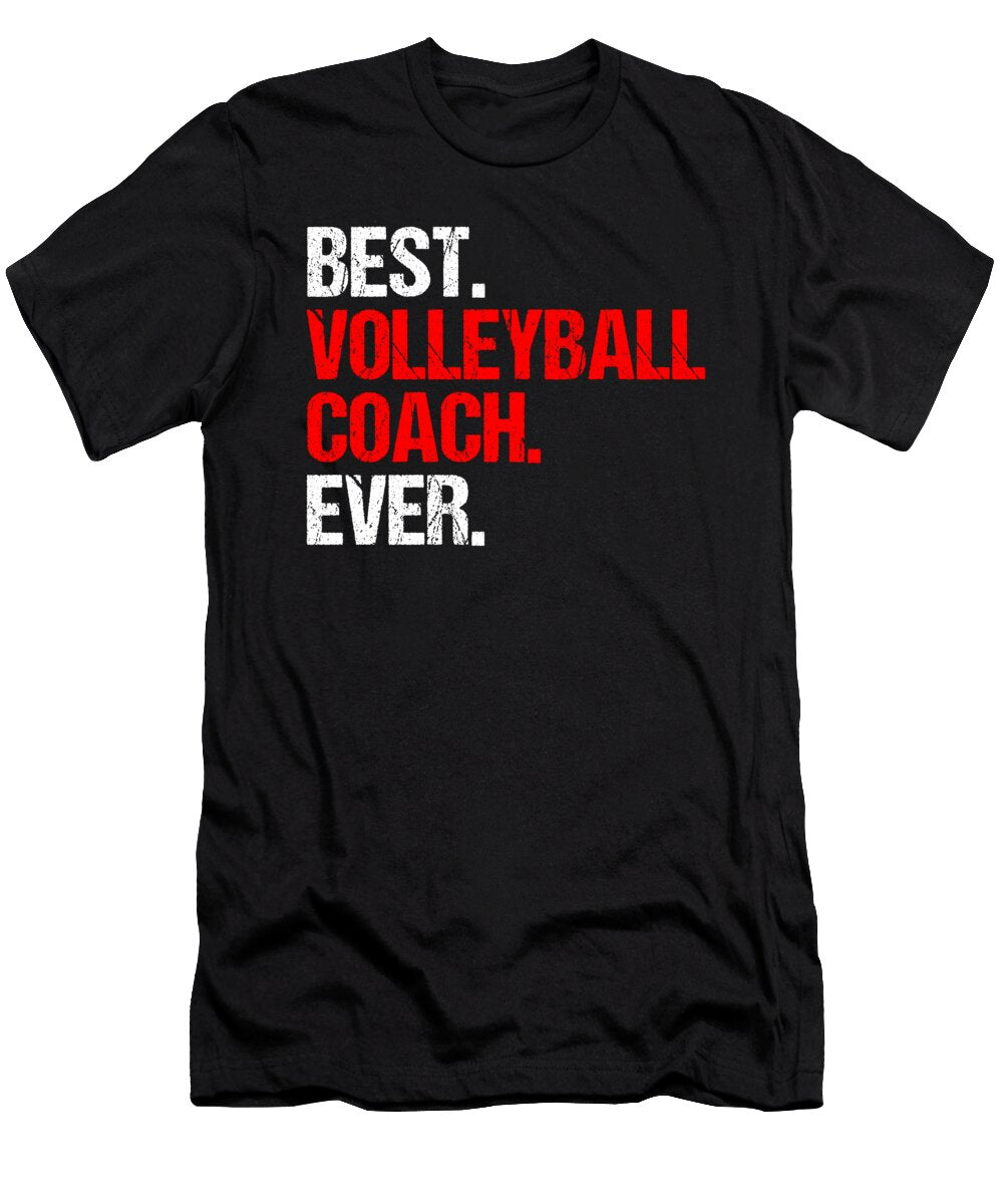 Best Volleyball Coach Ever Sports Mentor Gift Idea Haselshirt T-Shirt