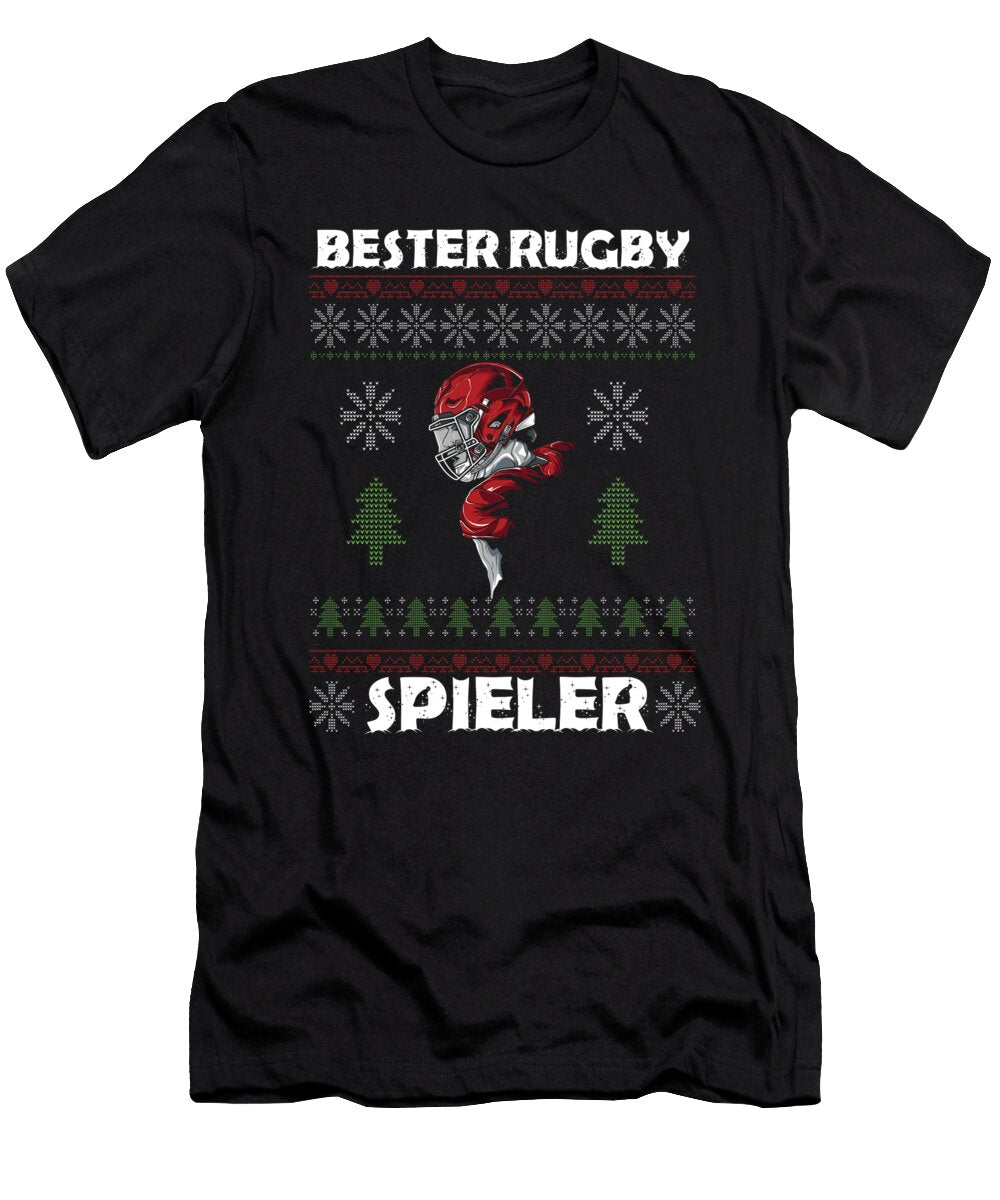 Bester Rugby Spieler Weihnachtsgeschenk Weihnachten Gift Thomas Larch T-Shirt
