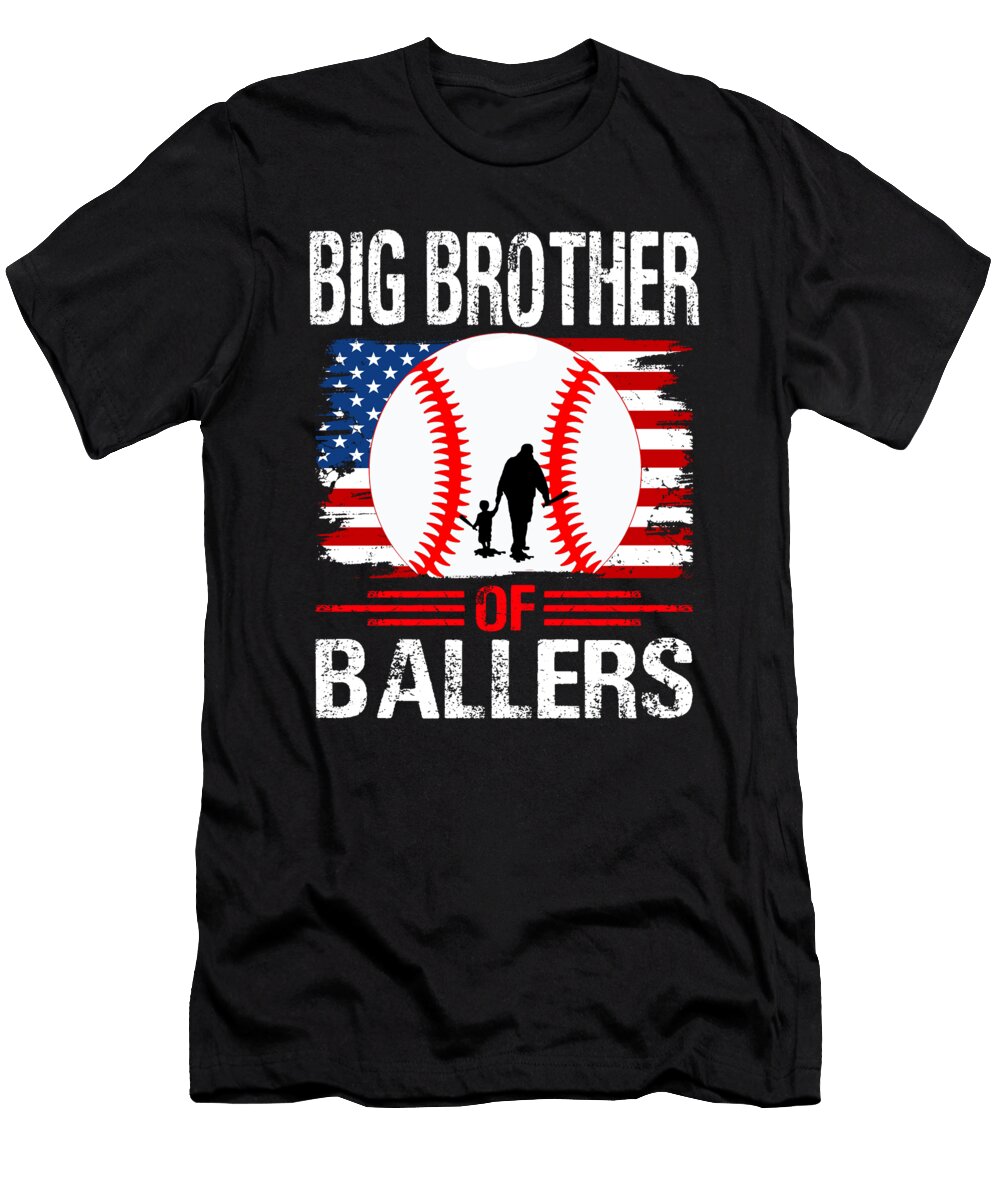 Big Brother of Ballers Baseball Dhbubble T-Shirt