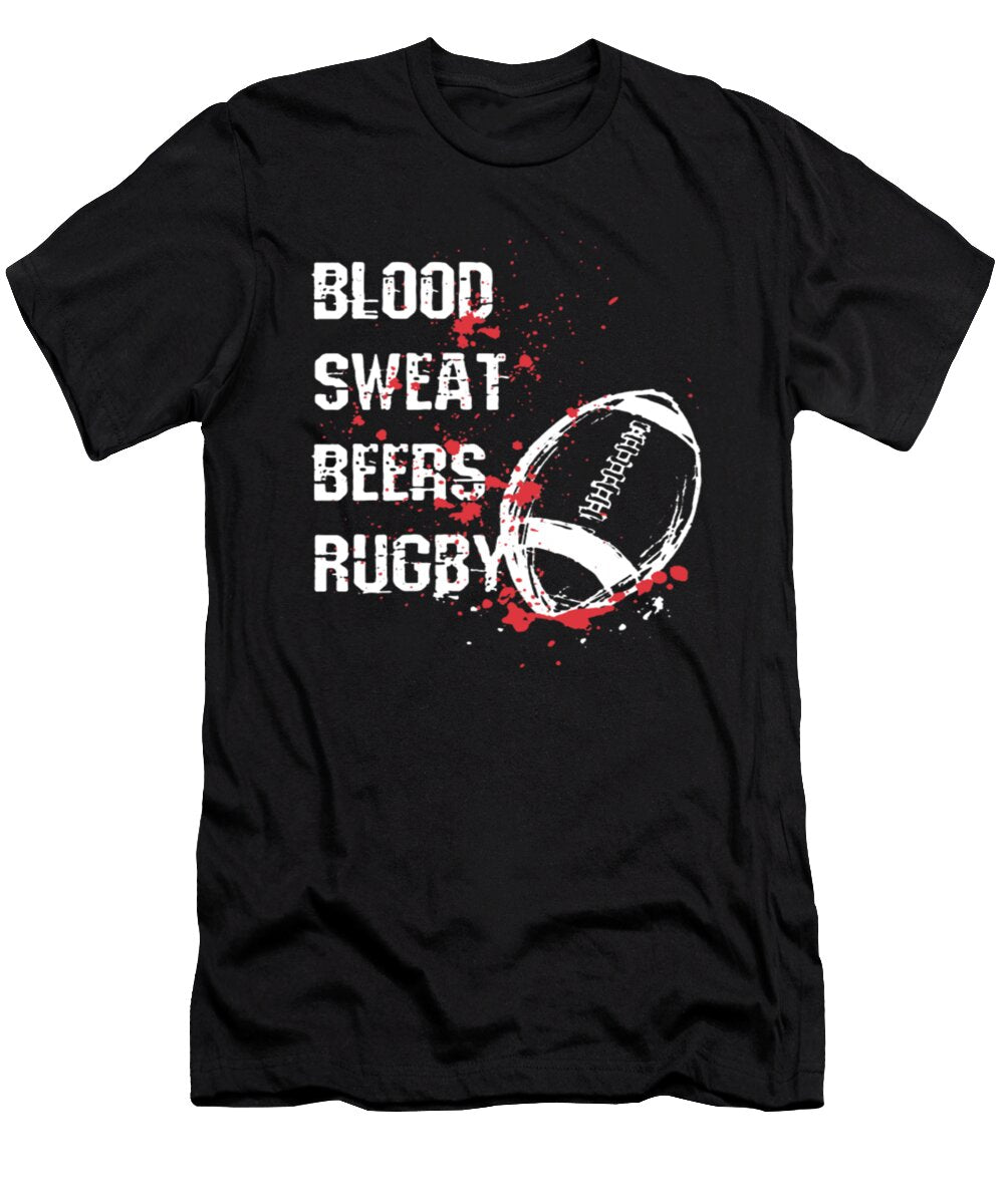 Blood Sweat Beers Rugby Tinh Tran Le Thanh T-Shirt