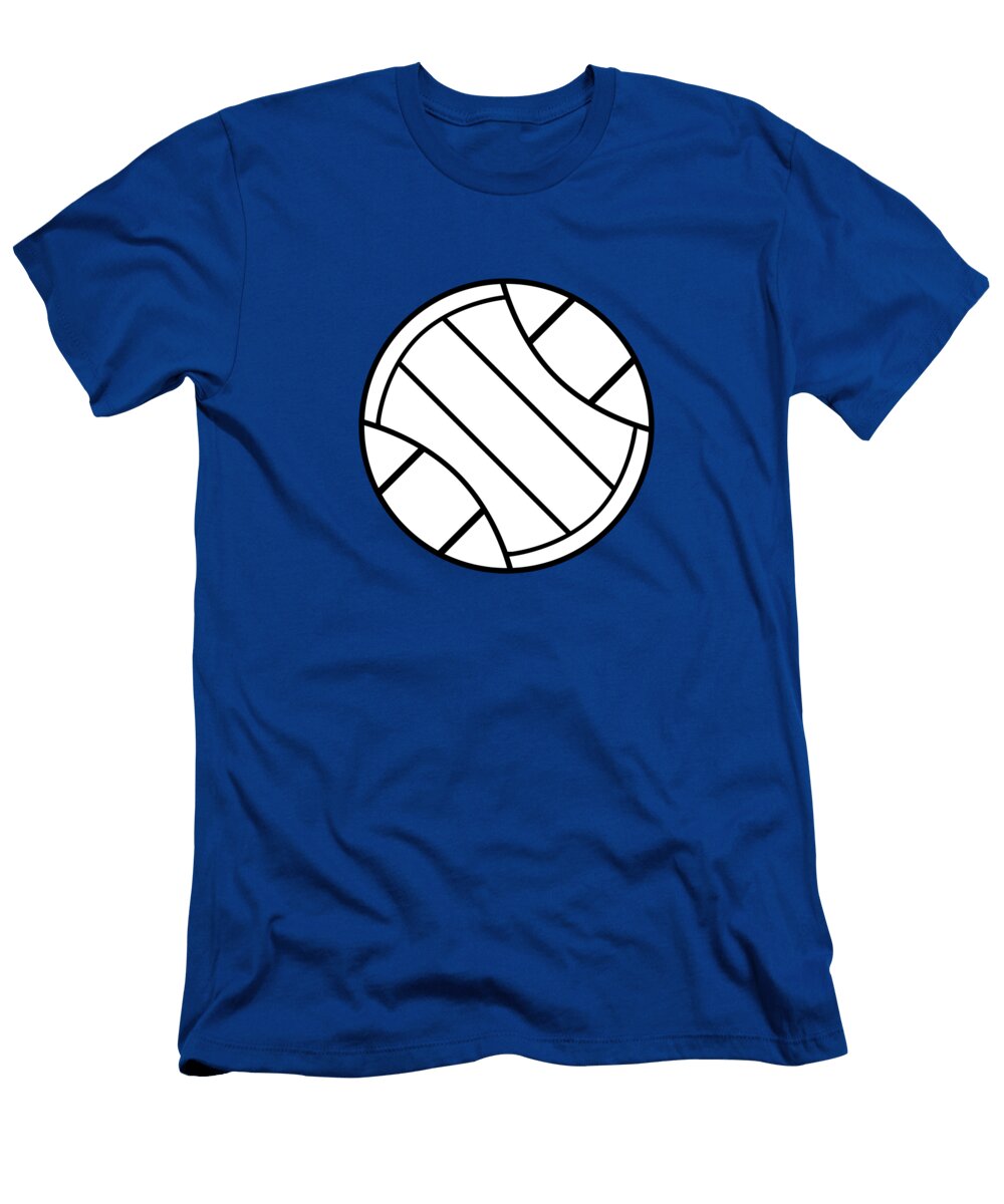 Blue Volleyball College Mascot Designs T-Shirt