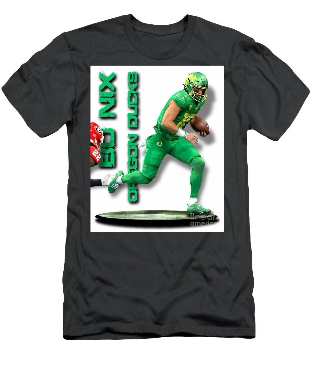 Bo Nix Oregon 1 Robert Williams T-Shirt