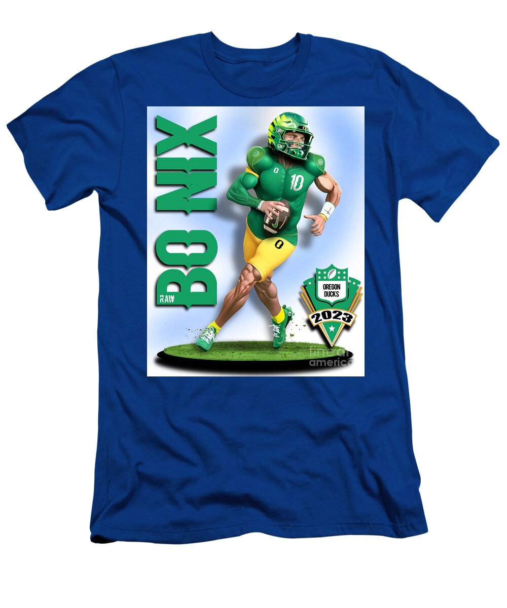 Bo Nix Oregon Ducks 1b Robert Williams T-Shirt