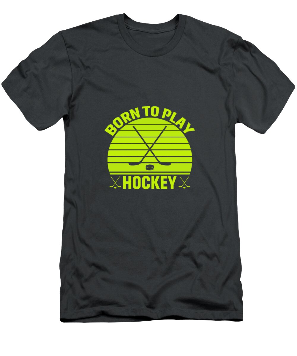 Born to Play Hockey 01 a Celestial Images T-Shirt