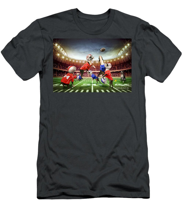 Boston Terrier Football Eric Chegwin T-Shirt