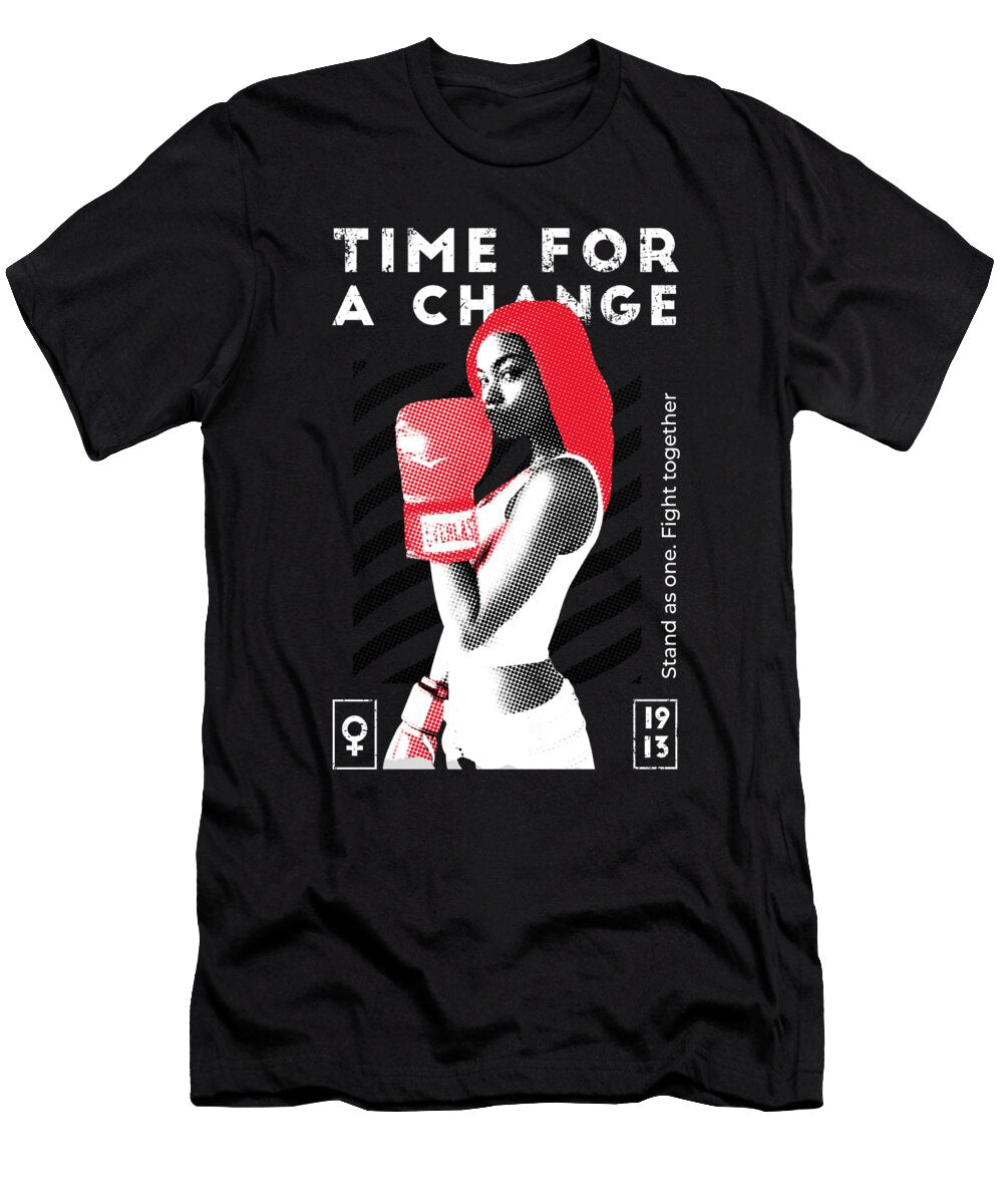 Boxing Girl Woman Power Me T-Shirt