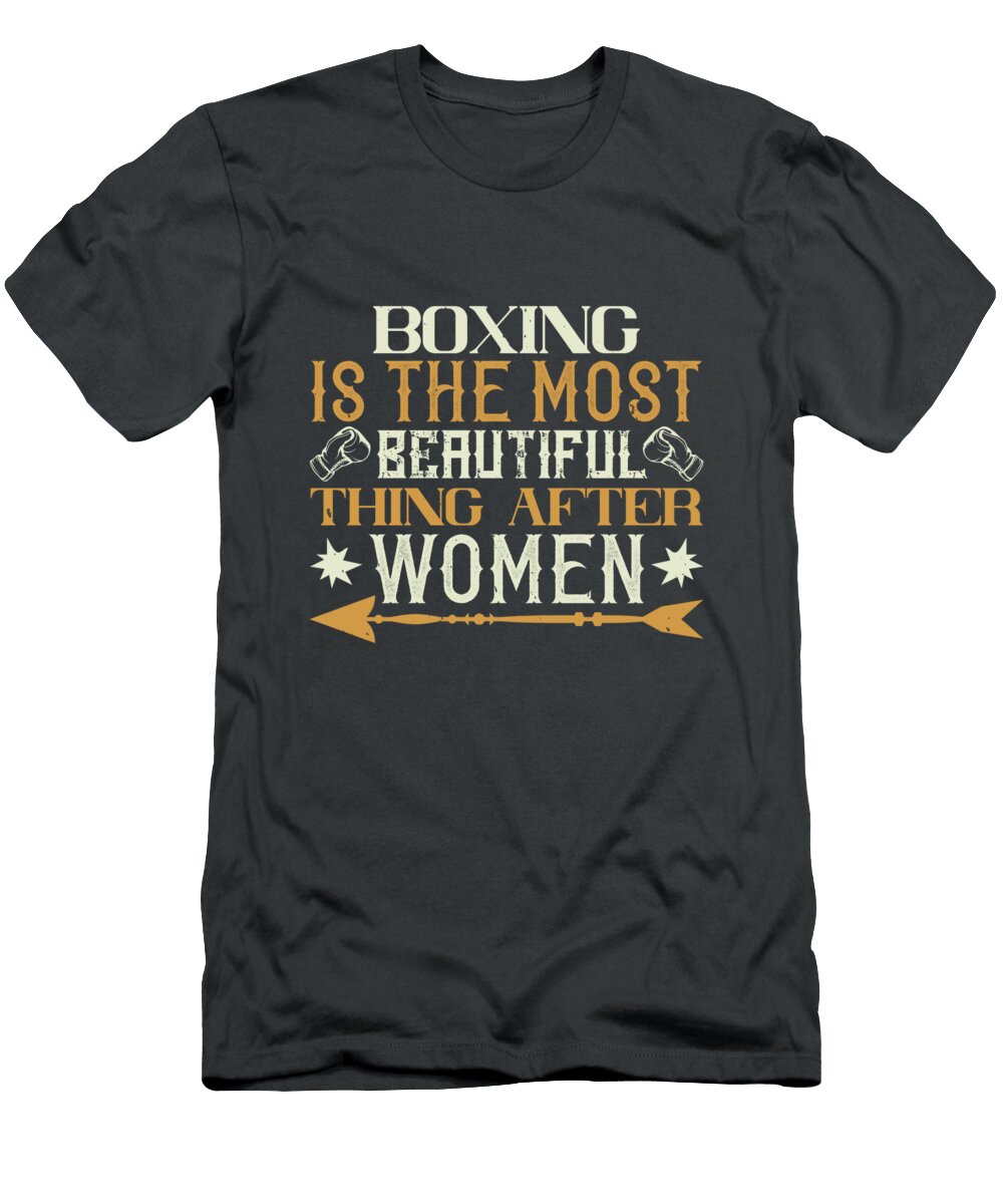 Boxing Is the Most Beautiful Thing After Women 01 Celestial Images T-Shirt
