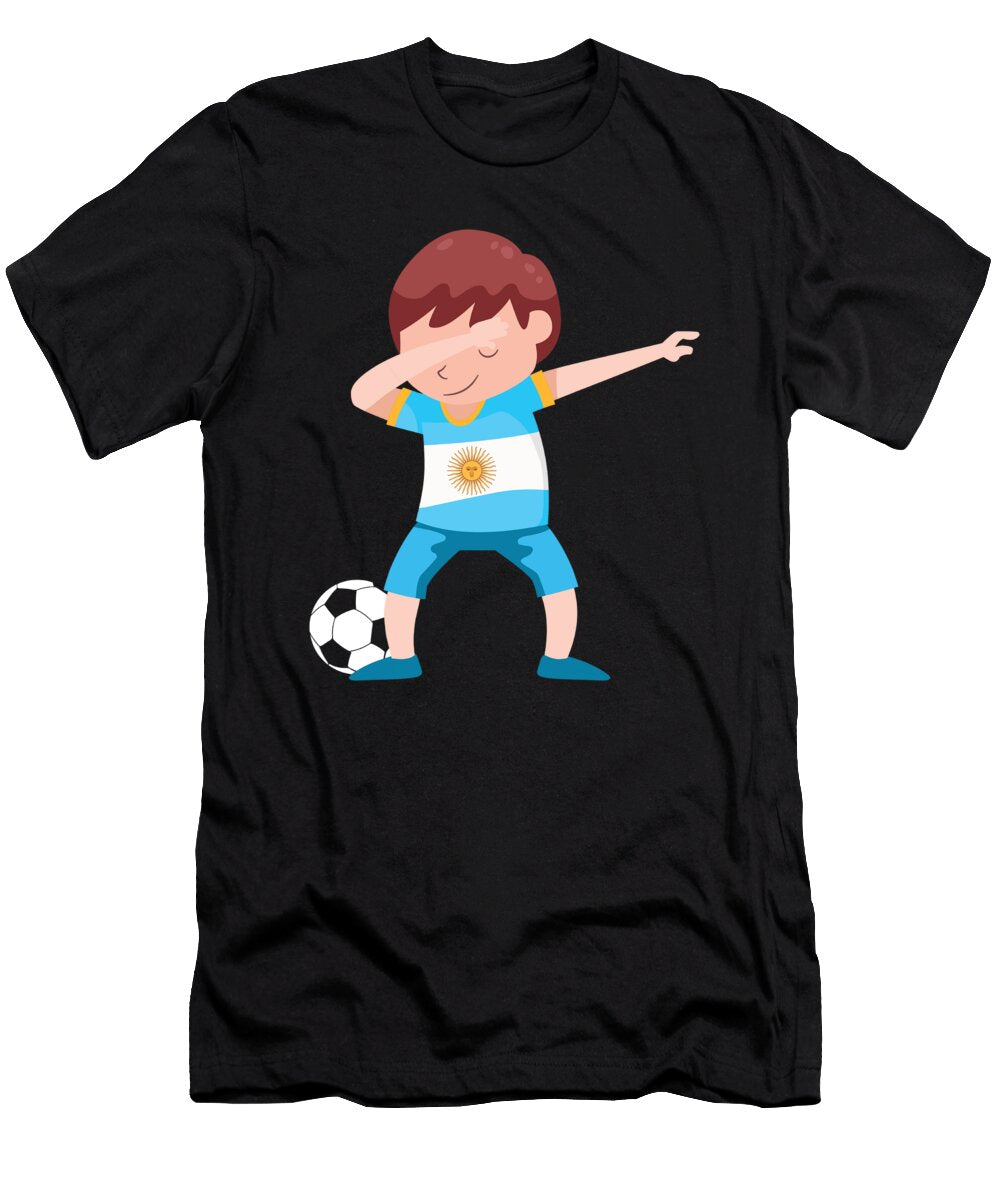 Boy Argentina Football Floss Soccer Player Gift Thomas Larch T-Shirt