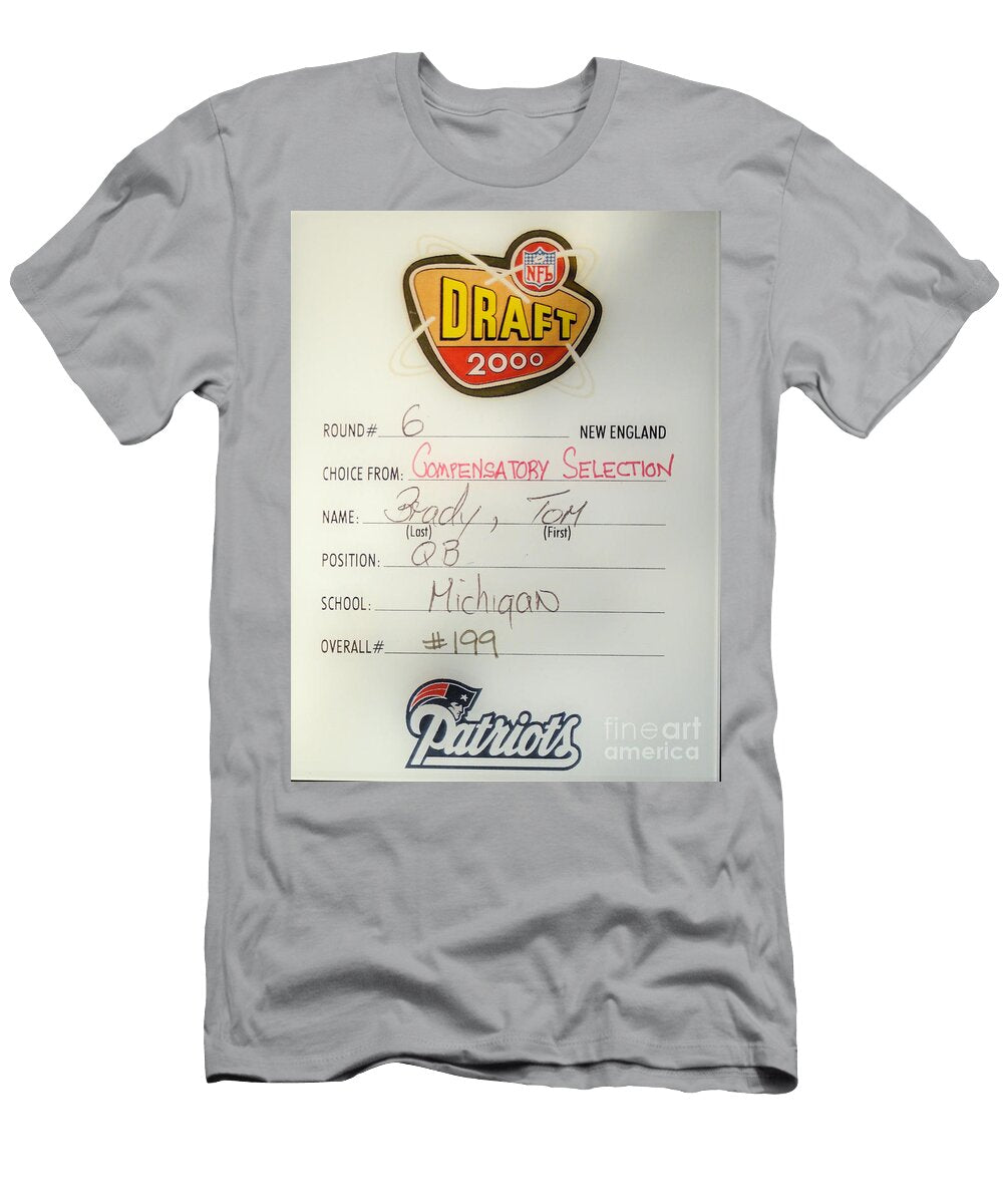 Brady Draft Card Scott Thorp T-Shirt