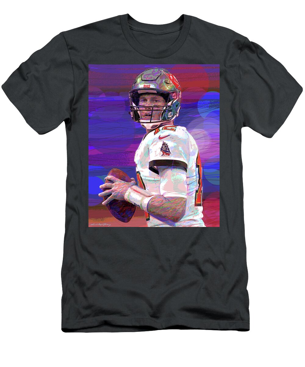 Brady Drops Back David Lloyd Glover T-Shirt