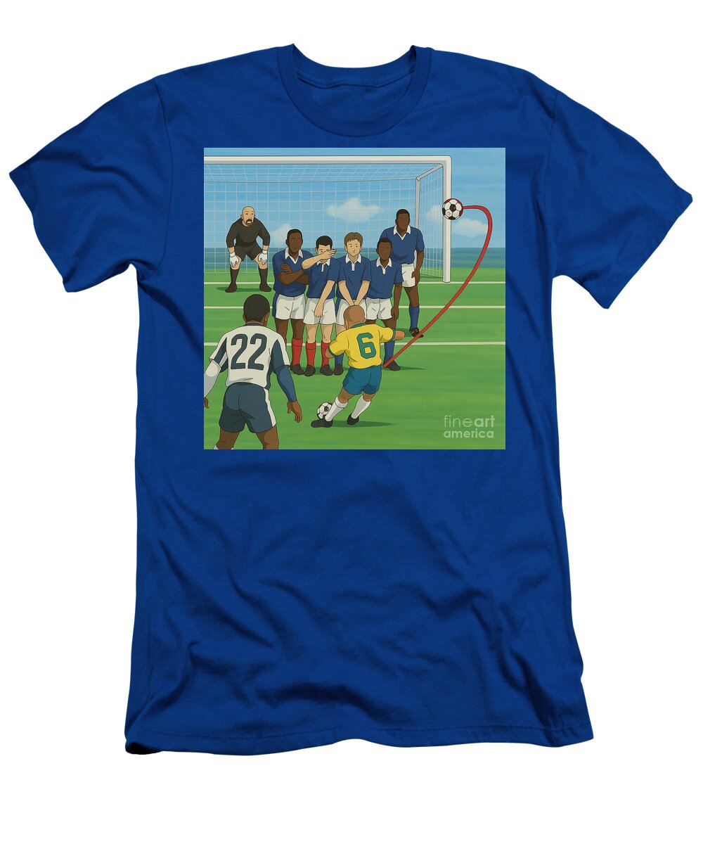 Brazil Vs France Roberto Carlos Meghaoui Abdellah T-Shirt