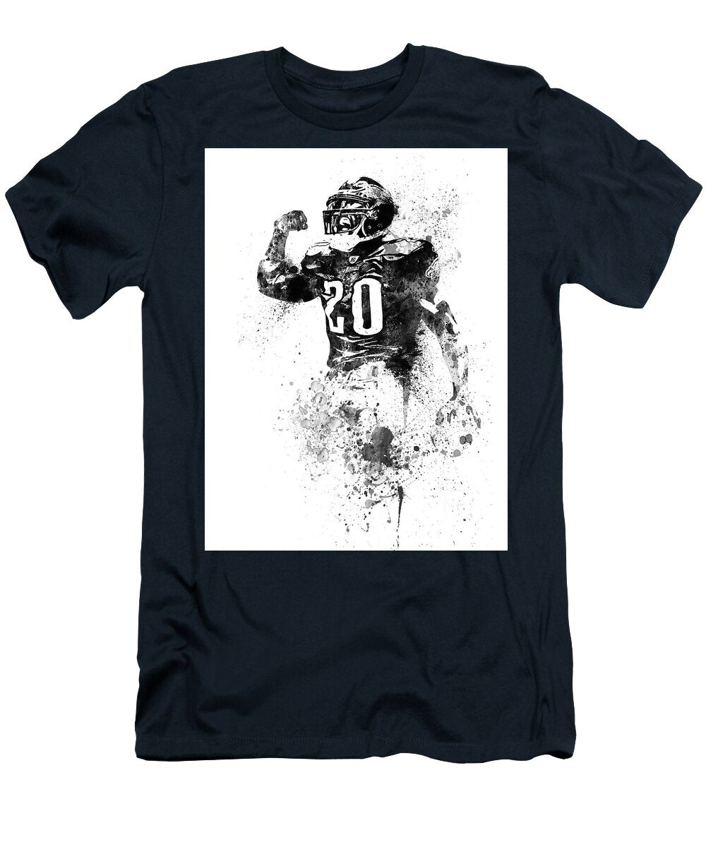 Brian Dawkins Watercolor Naxart Studio T-Shirt