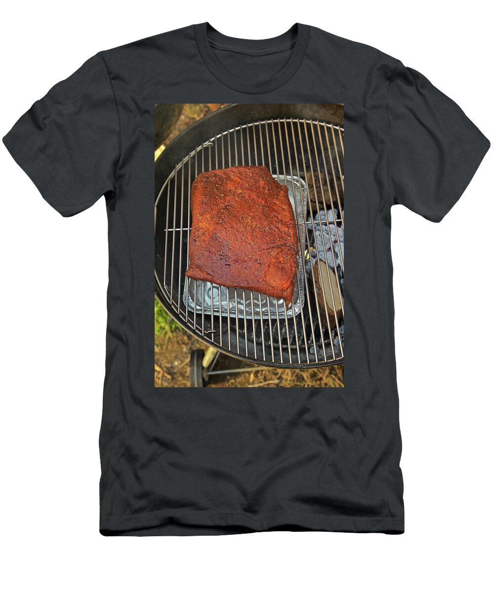 Briscet with Rub on a Home Grille Texas USA Andre Baranowski T-Shirt