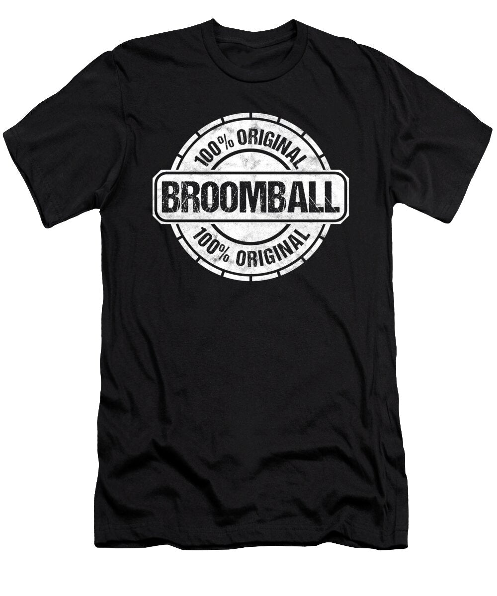 Canada Goaltender Ice Rink Winter Game Gift 100 Original Broomball Thomas Larch T-Shirt