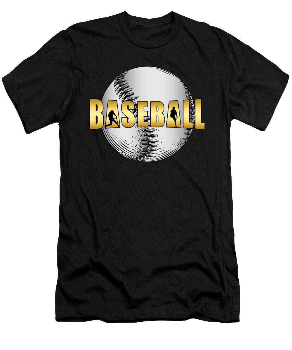 Catcher Baseball Bat Pitcher Sports Funny Gift Tshirtconcepts Marvin Poppe T-Shirt