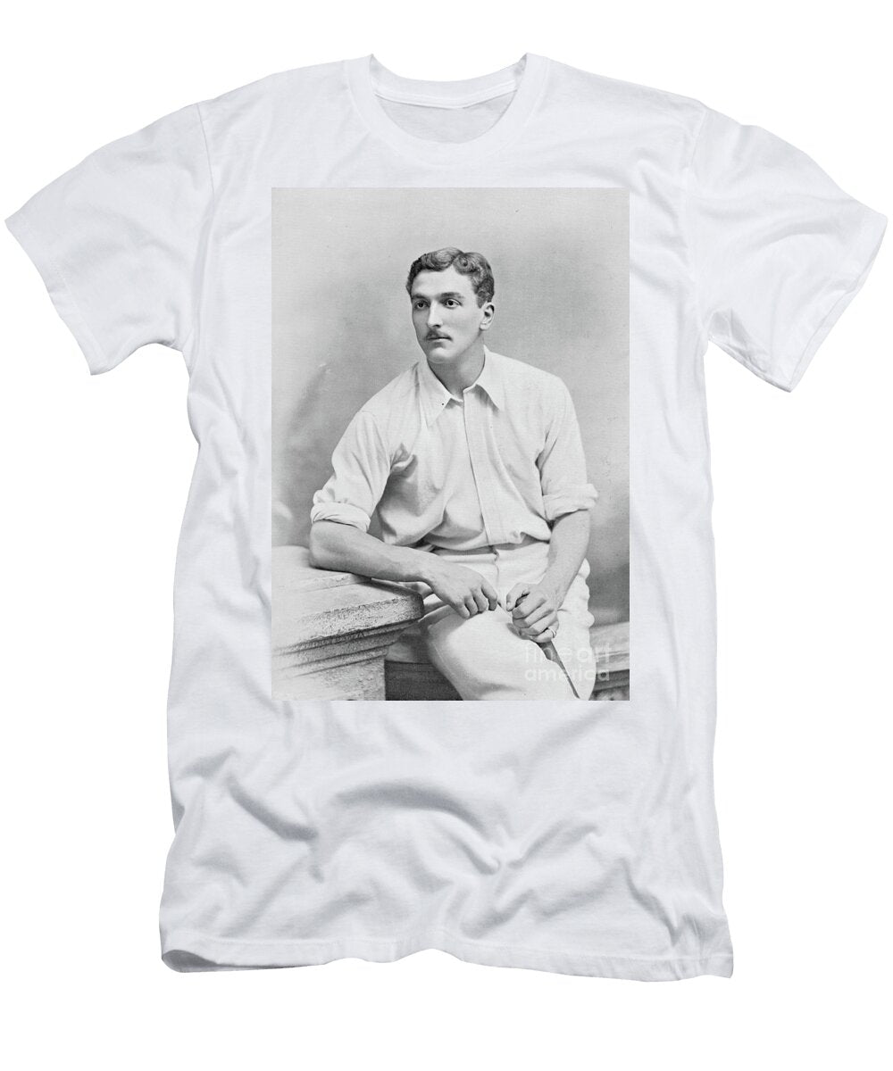 Cb Fry From Famous Cricketers and Cricket Grounds Published By Hudson and Kearns 1895 English Photographer T-Shirt