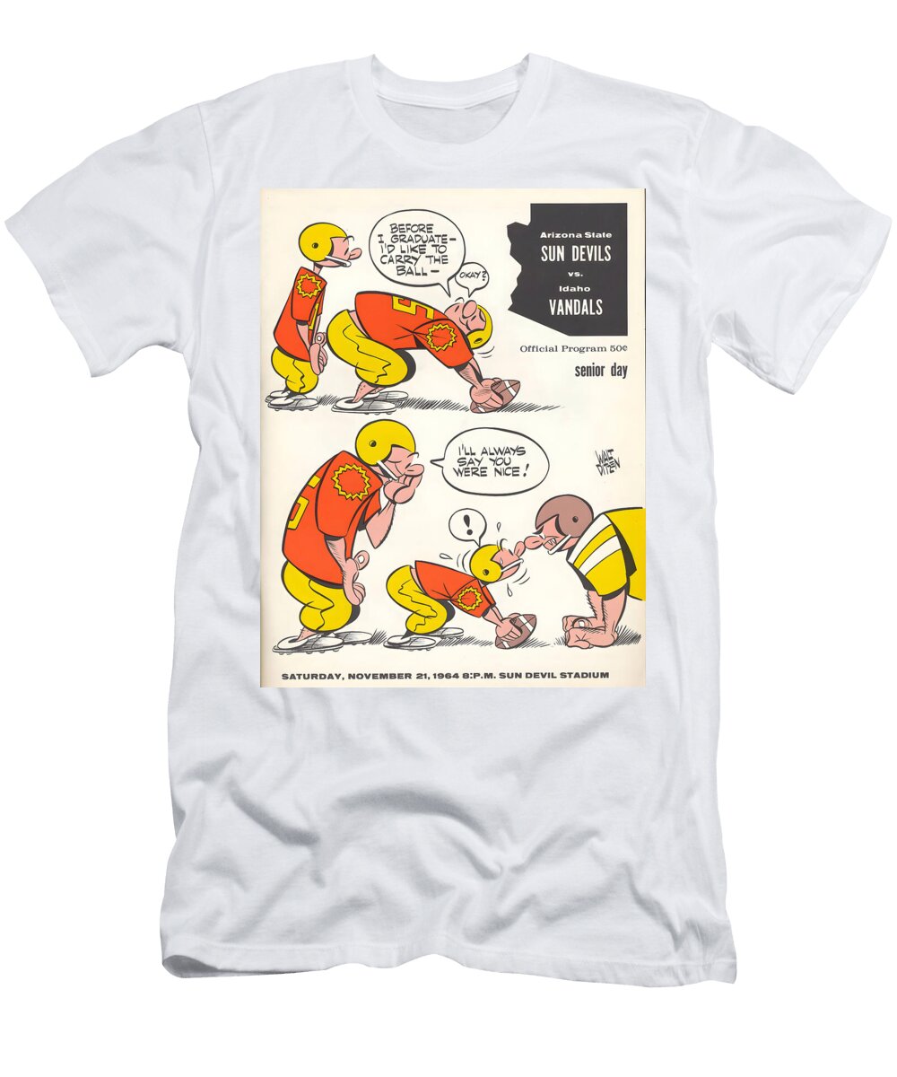 Cfb105 Arizona State Vs Idaho 1964 College Football Posters T-Shirt