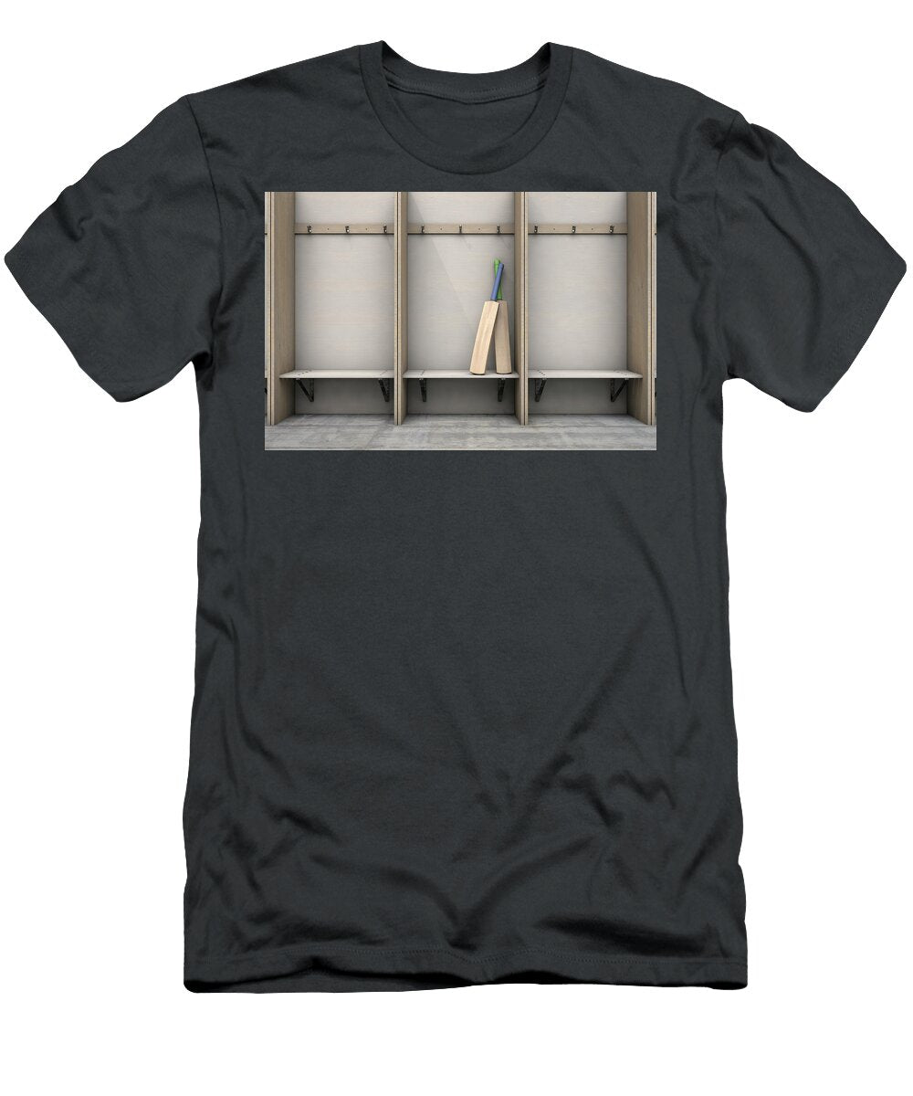 Change Room Cubicles Hangers and Bench Allan Swart T-Shirt