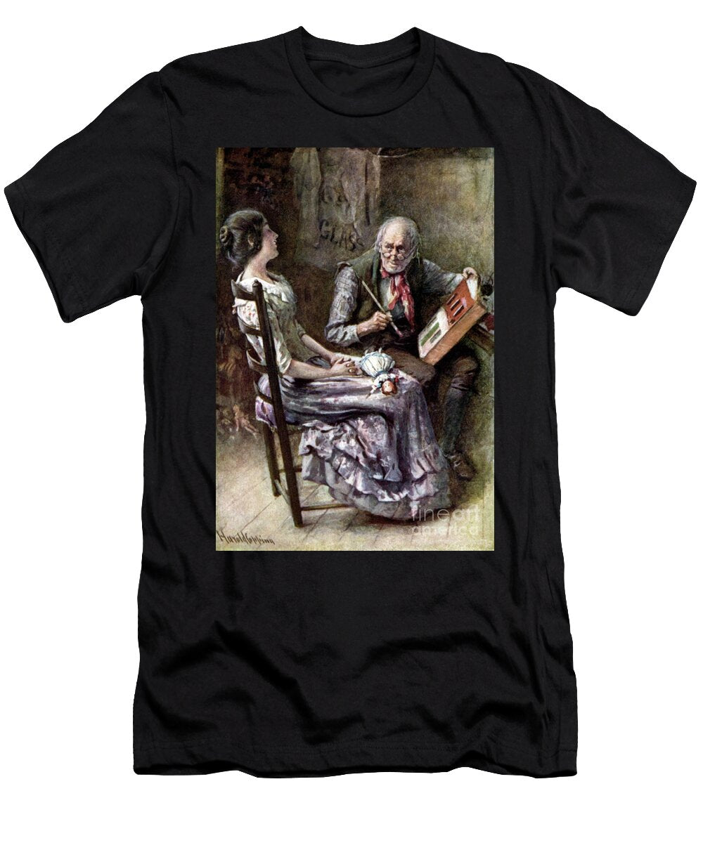 Charles Dickens the Cricket on the Hearth Harold Copping T-Shirt