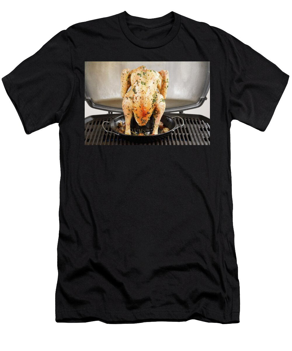 Chicken with Herbs on the Barbecue Eising Studio Food Photo Video T-Shirt